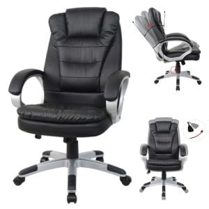 Sattelhocker Rückenlehne ergonomisch neigbar - Friseurhocker - Hocker - höhenverstellbarr SCHWARZ - VDD World