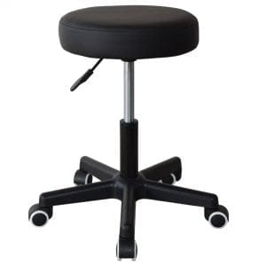 Barber Hocker - Arbeitshocker - Tabouret - höhenverstellbar - weiß - VDD World