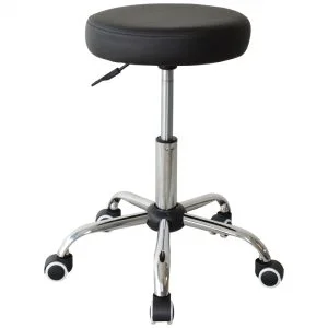 Gaming Stuhl Bürostuhl Thomas - mit Fußstütze - Racing Style - ergonomisch verstellbar - schwarz - VDD World