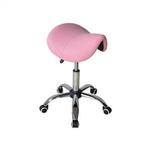 Barber Hocker - Arbeitshocker - Tabouret - höhenverstellbar - weiß - VDD World