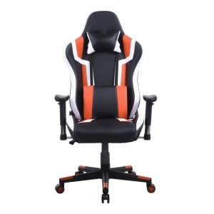 Bürostuhl Gaming Stuhl Thomas - Racing Gaming Style Stuhl - ergonomisch - schwarzes Design - VDD World