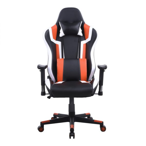 Gaming Stuhl Tornado Bürostuhl - ergonomisch verstellbar - Racing Gaming Stuhl - schwarz orange - VDD World
