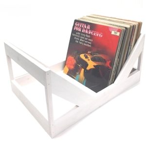 Aufbewahrung von LP Vinyl Schallplatten Aufbewahrungskiste aus Holz 7 Zoll Singles - 75 bis 100 Stüc - VDD World