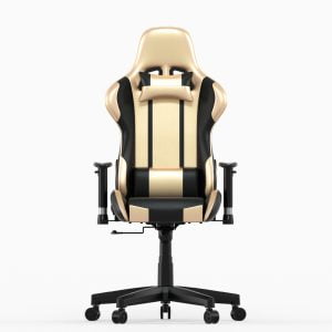 Gaming Stuhl Bürostuhl Thomas - Racing Gaming Style - gerade Sitzfläche - schwarz rot - VDD World