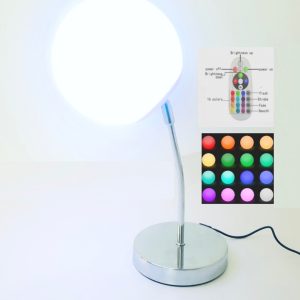 LED Leuchtkugel 20 CM - Kugellampe - 16 Farben RGB - Akku und Fernbedienung spritzwassergeschützt - VDD World