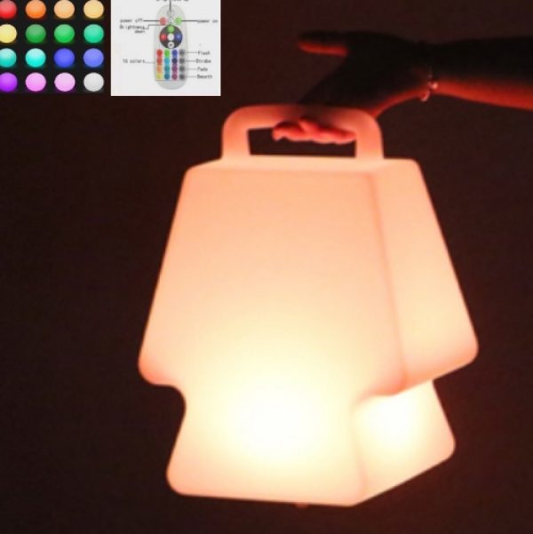 LED tragbares Stimmungslicht16 Farben - Nachtlicht Kinderzimmer - Campinglampe - wiederaufladbar - VDD World