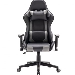 Game chair Classic - Bürostuhl - Stoffpolsterung - schwarz grau - VDD World