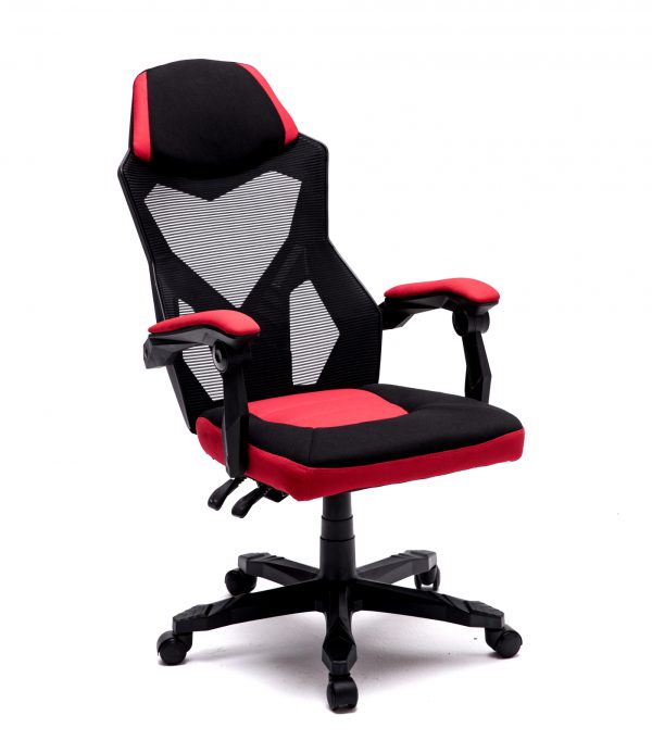 Schreibtischstuhl Fresno - Gaming Stuhl - schwarz rot - VDD World