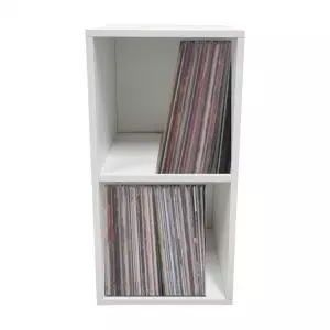 Vinyl-Schallplattenschrank - Aufbewahrung von Schallplatten - Plattenspielerschrank - braun - VDD World