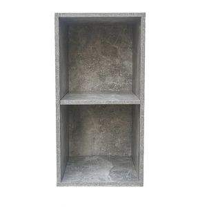 Säulenschrank Badezimmer - Schrank Badezimmer Schlafzimmer oder Flur - 180 cm hoch - grau - VDD World
