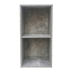 Nachttisch Beistelltisch Tough - Industrial Vintage - 55 cm hoch - schwarzes Metall braunes Holz - VDD World