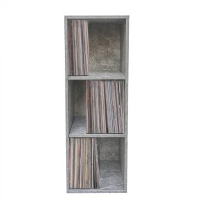 LP Vinylschrank Schaltino 8 Fächer walnussfarben - VDD World