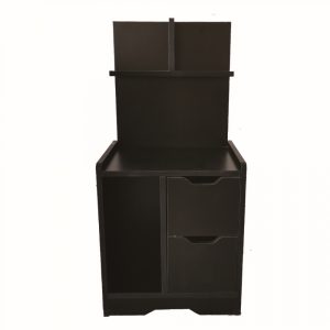 Flurschrank - Nachttisch - 90 cm hoch - schwarz - VDD World