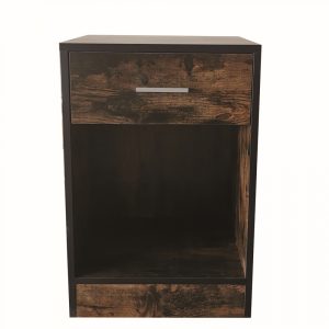Nachttisch Pukkie - Beistelltisch - Tisch Flur Wohnzimmer - 58 cm hoch - schwarz - VDD World