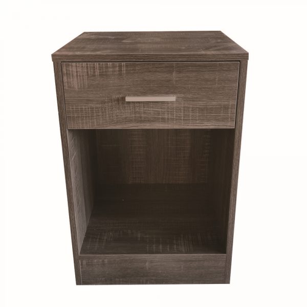 Nachttisch - Flurschrank - mit Schublade - 60 cm hoch - braun - VDD World