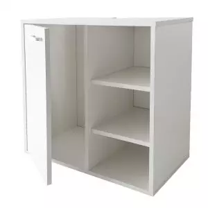 Nachttisch Wandschrank 84 cm hoch schwarz - VDD World