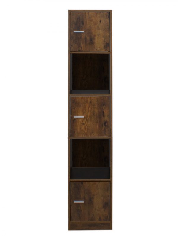 Säulenschrank Badezimmer - Schrank Badezimmer Schlafzimmer oder Flur - 180 cm hoch - VDD World