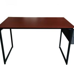 Schreibtisch Computertisch Tough - Beistelltisch - Industrial Modern - Metall mit Holz - Schwarz - VDD World