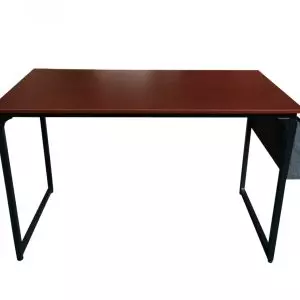 Schreibtisch Computertisch Tough - 3 Lagerregale - Industrial Modern - Metall Holz - Schwarz - VDD World