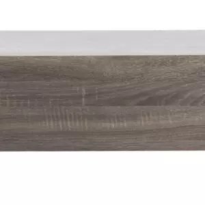 Nachttisch Flurschrank mit Schublade und offenem Staufach 60 cm hoch schwarz - VDD World