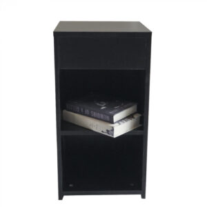 Nachttisch Flurschrank 3 Schubladen 63 cm hoch schwarz - VDD World