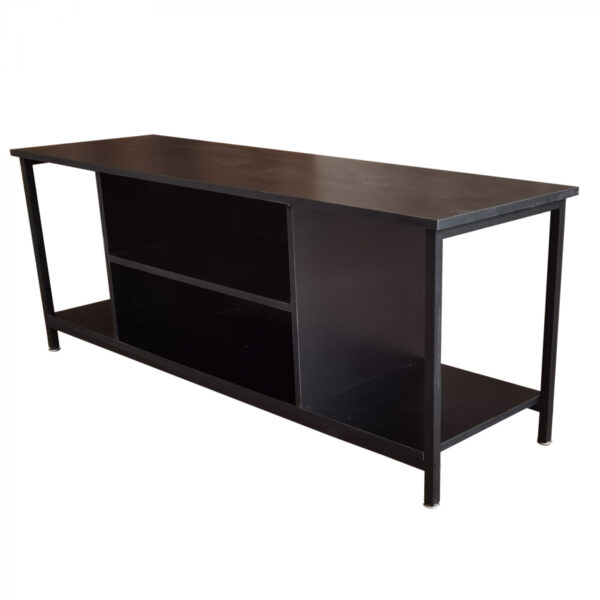 TV-Möbel Tough - Sideboardschrank Industrial - 130 cm breit - schwarz - VDD World