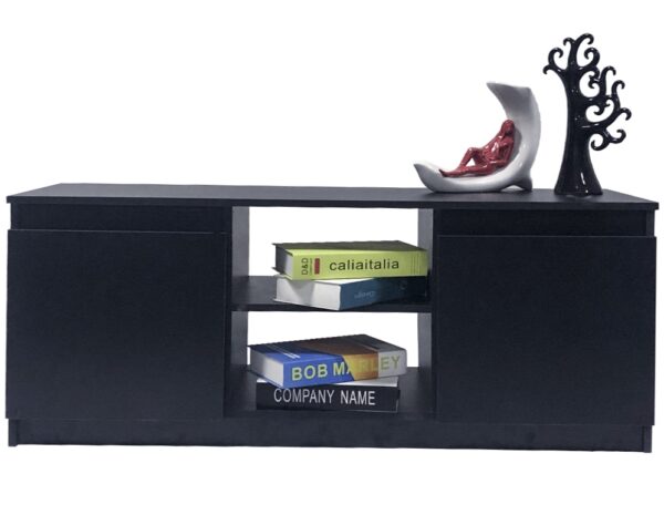 TV-Schrank Sideboard schwarz 120 cm breit - VDD World