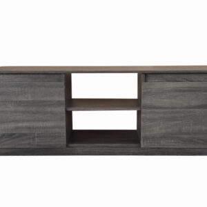 Fernsehschrank Sideboard Hugo - Medienmöbel Spielaufbau - mit Beleuchtung - Vintage Braun - VDD World