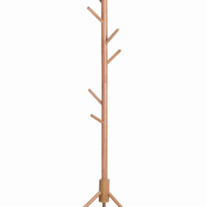 Wandgarderobe Baumstamm Ast Design - hängende Wandgarderobe - 125 cm hoch - 10 Haken - weiß - VDD World