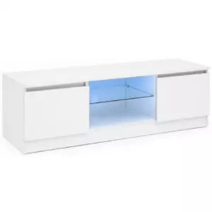 Fernsehschrank - Sideboard - 120 cm breit - braungrau gefärbt - VDD World