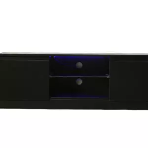 TV-Schrank - Sideboard - LED-Beleuchtung - 140 cm breit - schwarz - VDD World