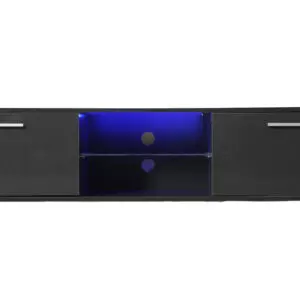 TV-Schrank modern - Sideboard - Lamellen-Schiebetüren - 135 cm breit - VDD World