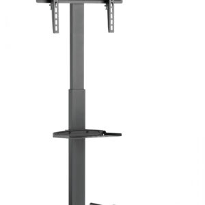 TV-Ständer - Monitorfuß - Tischmodell - schwarz - VDD World