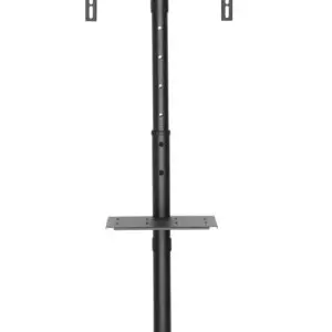 TV-Ständer - TV-Ständer - TV-Basis - drehbar - höhenverstellbar 134 cm bis 146 cm - schwarz - VDD World