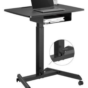 Schreibtisch-Sitzständer verstellbar - Laptoptisch - Arbeitsplatte 71 cm x 50 cm - VDD World