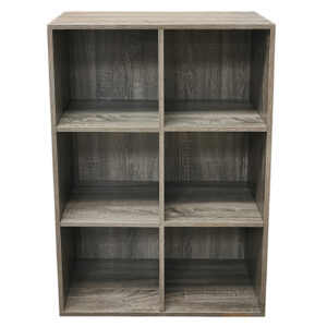 VDD Bücherregal Wandschrank Stabil - Industriedesign - Metall Holz - 40 x 40 x 174 cm - VDD World