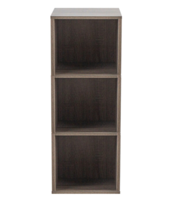 Fächerschrank - 3 offene Fächer Stauschrank - Bücherregal - Wandschrank - VDD World