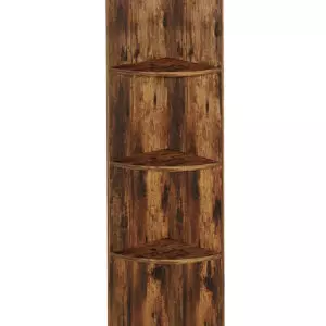 Regalschrank Bücherregal Tough - Wandschrank Stapelwürfel - 185 cm hoch - Vintage Braun - VDD World