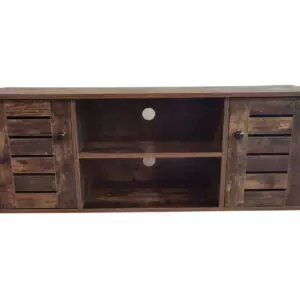 Fernsehschrank - Sideboard - 120 cm breit - braungrau gefärbt - VDD World