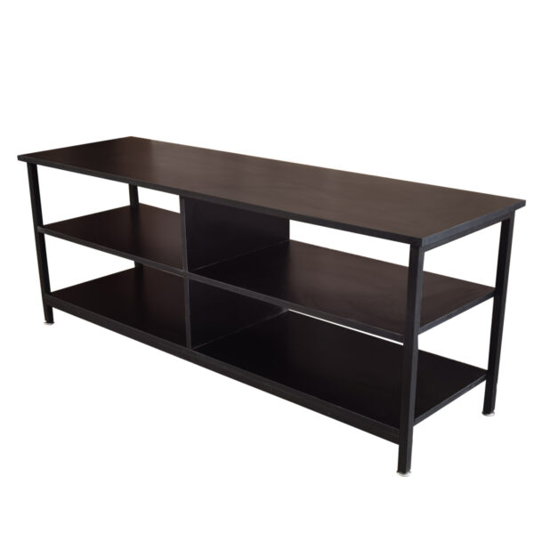 TV-Möbel Tough - Sideboard Industrial - 130 cm breit - schwarz - VDD World