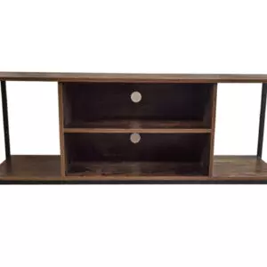 Fernsehschrank - Sideboard - 120 cm breit - braungrau gefärbt - VDD World