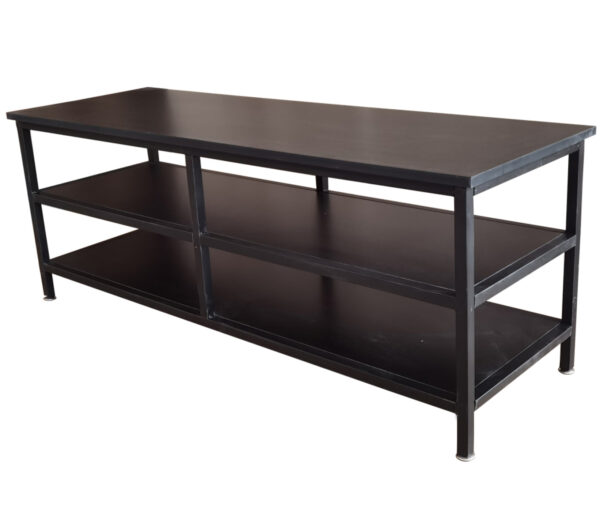 TV-Möbel Tough - Sideboard Industrial - 120 cm breit - schwarz - VDD World