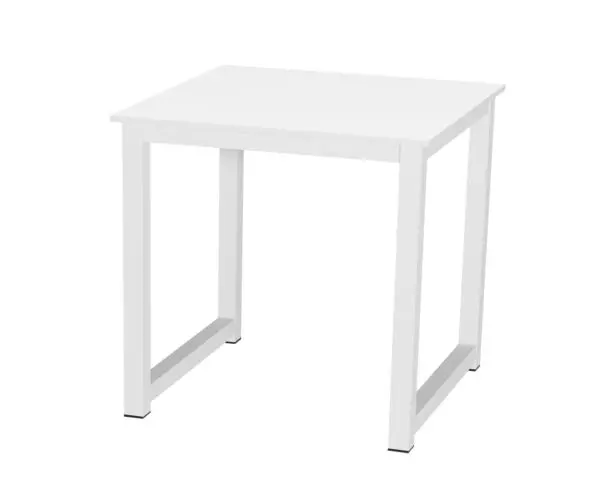 Küchentisch - Schreibtischtisch - 75 x 75 cm - weiß - VDD World