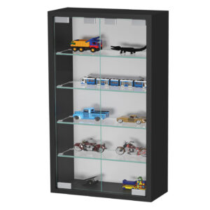 Vitrine stehend hängend Wandvitrine - 40 x 60 x 13 cm - VDD World