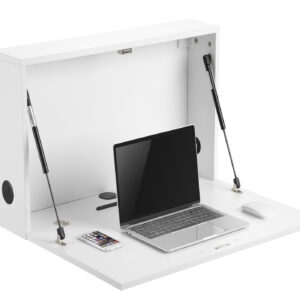 Schreibtisch Laptoptisch klappbar Tough - industriell modern - platzsparend - schwarz - VDD World