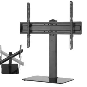 TV-Ständer - TV-Monitorständer fair - drehbar - höhenverstellbar 134 cm bis 146 cm - VDD World