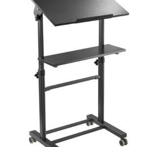 Schreibtisch Tisch Computer Laptop Tough - industrieller moderner Stil - 110 cm breit - schwarz - VDD World