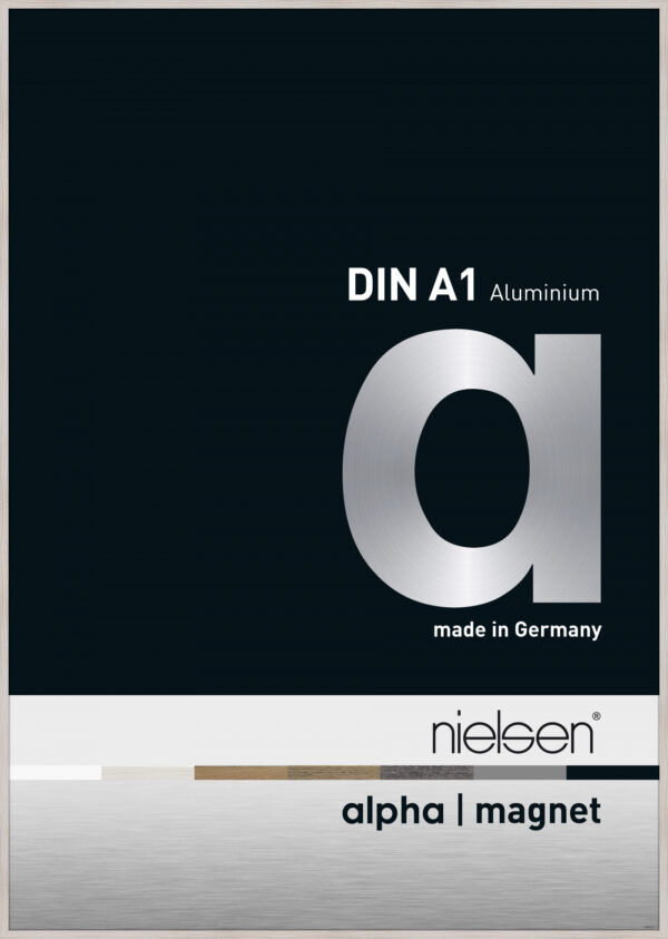 Austauschbarer Frontlader Nielsen Alpha Magnet Aluminium A1 Format Whitewash - VDD World