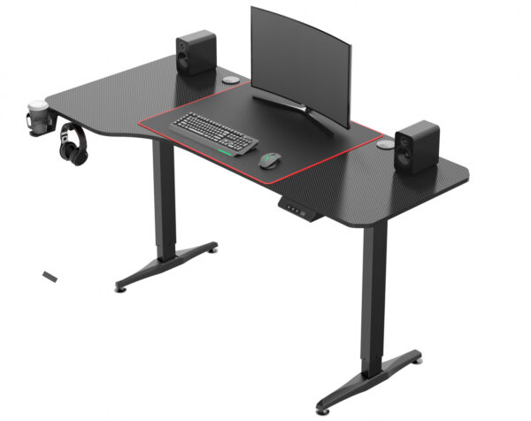 Schreibtisch-Sitzständer elektrisch höhenverstellbar - Spieltisch - 160 x 75 cm - VDD World