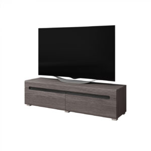 Fernsehschrank - Sideboard - 120 cm breit - braungrau gefärbt - VDD World